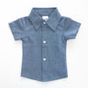 BABY & TODDLER BUTTON UP SHIRT CHAMBRAY