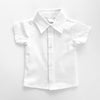 BABY & TODDLER BUTTON UP SHIRT WHITE